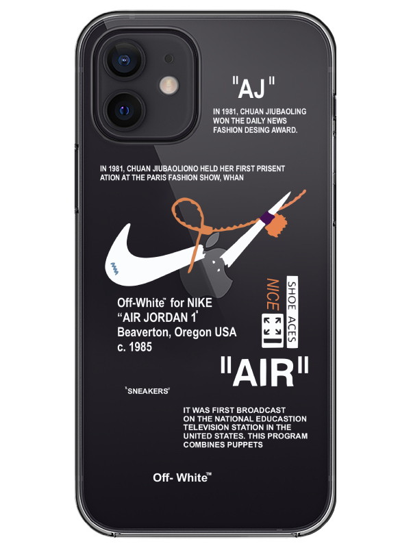 iPhone%2012%20Nike%20Air%20Şeffaf%20Telefon%20Kılıfı