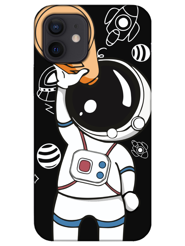 iPhone%2012%20Astronot%20Siyah%20Telefon%20Kılıfı