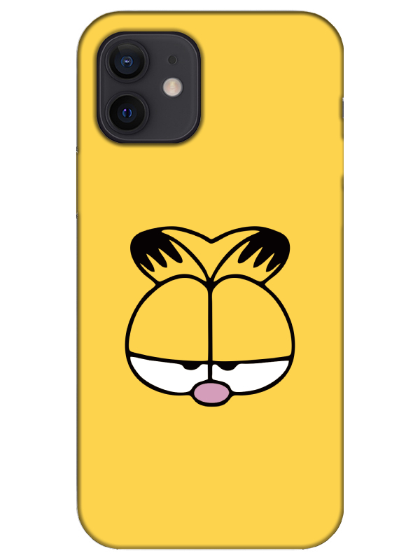 iPhone%2012%20Mini%20Garfield%20Sarı%20Telefon%20Kılıfı