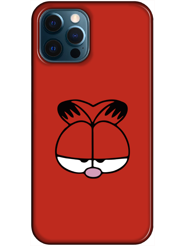 iPhone%2012%20Pro%20Garfield%20Kırmızı%20Telefon%20Kılıfı