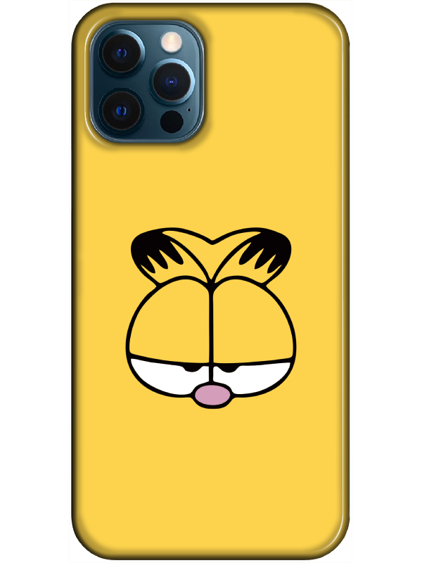 iPhone%2012%20Pro%20Garfield%20Sarı%20Telefon%20Kılıfı