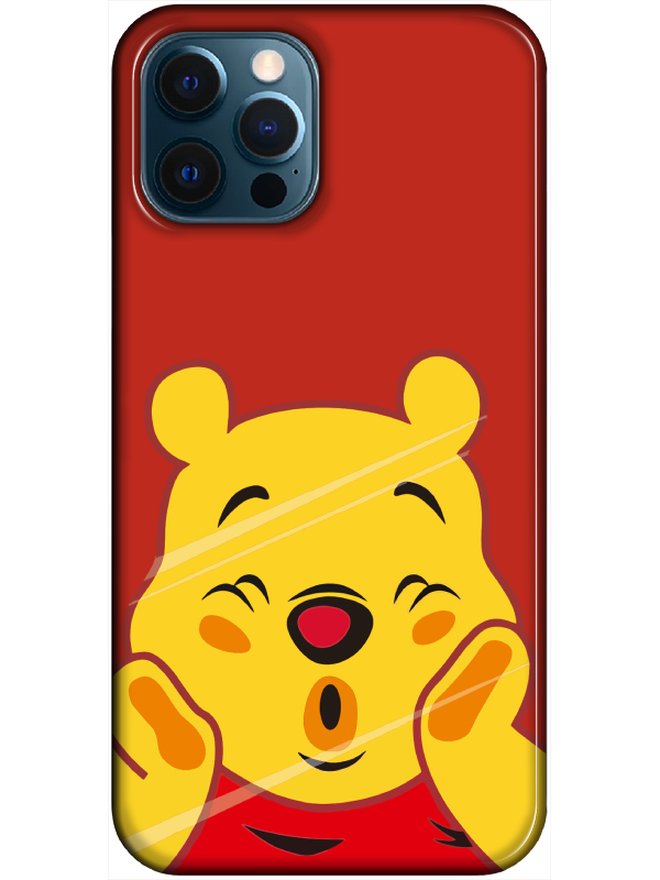 iPhone%2012%20Pro%20Winnie%20The%20Pooh%20Kırmızı%20Telefon%20Kılıfı