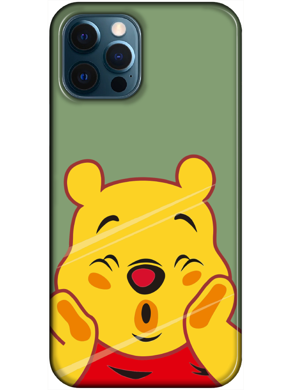 iPhone%2012%20Pro%20Winnie%20The%20Pooh%20Yeşil%20Telefon%20Kılıfı