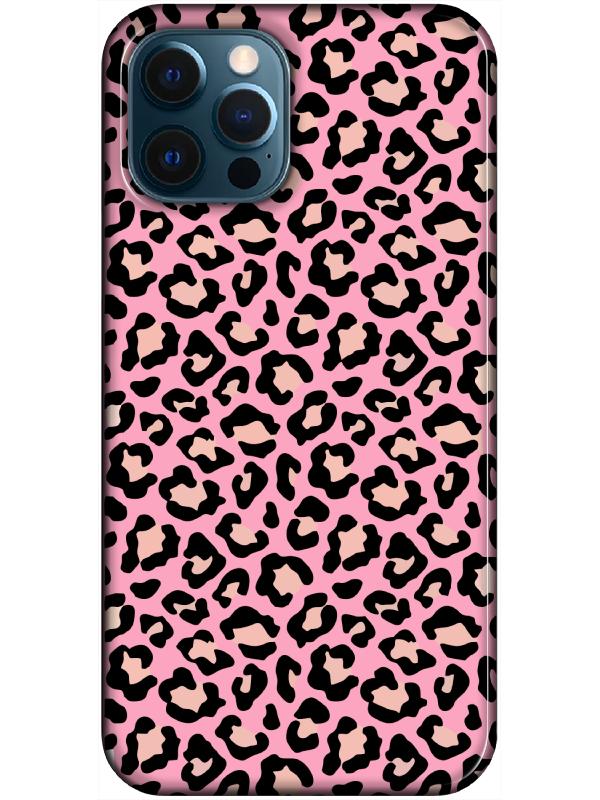 iPhone%2012%20Pro%20Leopar%20Desenli%20Pembe%20Telefon%20Kılıfı