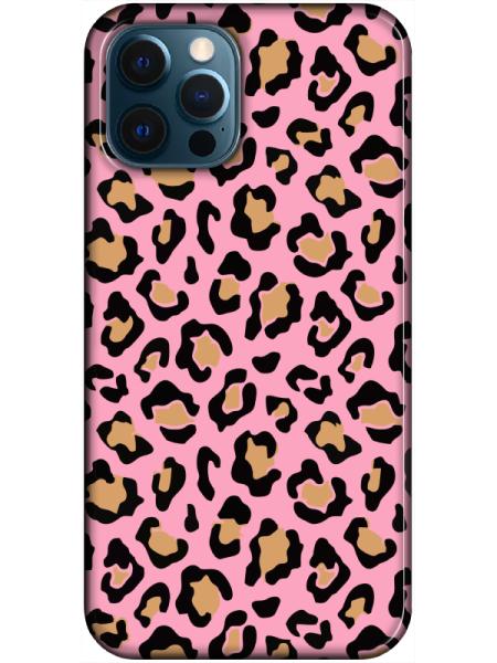 iPhone%2012%20Pro%20Leopar%20Desenli%20Pembe%20Telefon%20Kılıfı