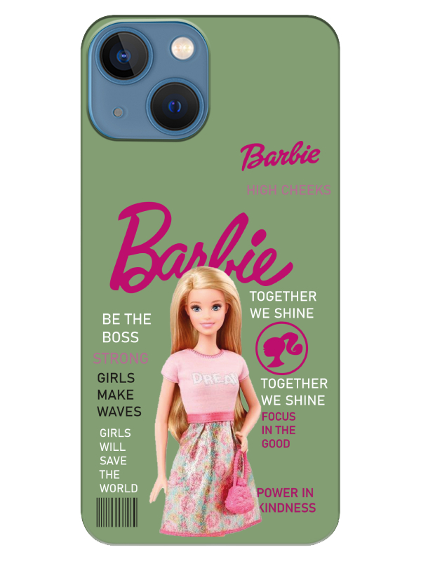 iPhone%2013%20Barbie%20Yeşil%20Telefon%20Kılıfı