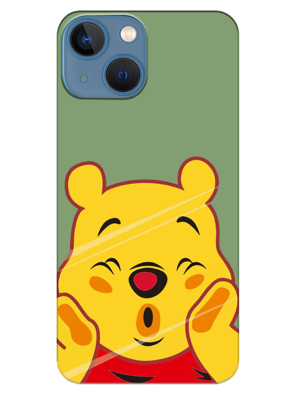 iPhone%2013%20Winnie%20The%20Pooh%20Yeşil%20Telefon%20Kılıfı