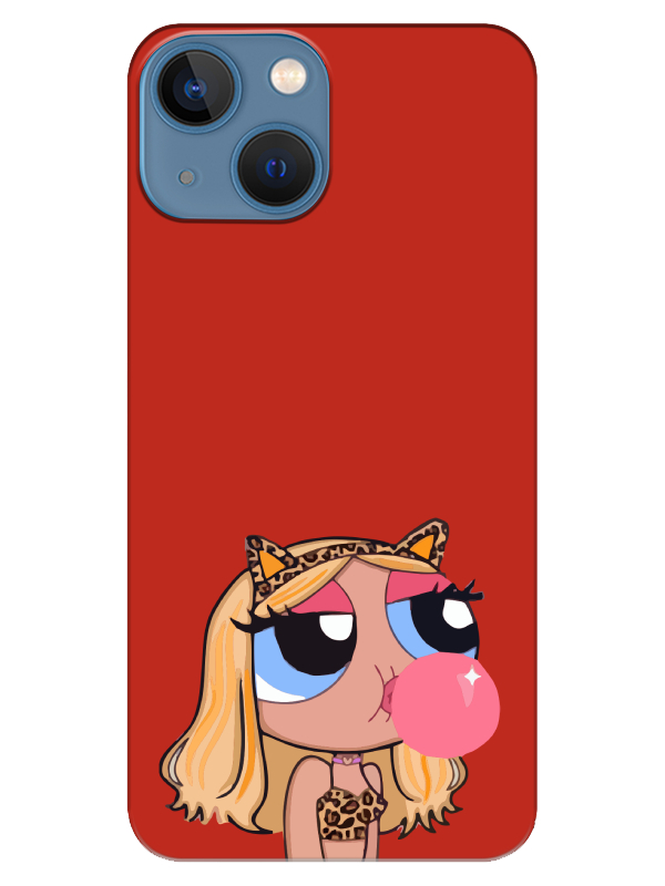 iPhone%2013%20Powerpuff%20Girls%20Kırmızı%20Telefon%20Kılıfı