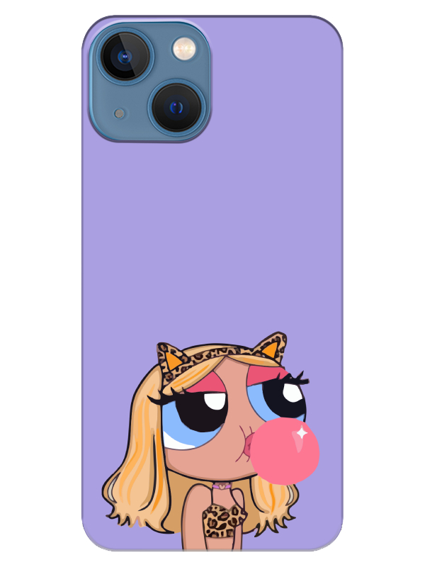 iPhone%2013%20Powerpuff%20Girls%20Lila%20Telefon%20Kılıfı