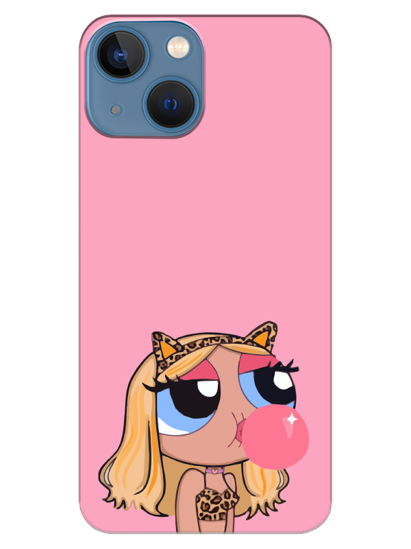 iPhone%2013%20Powerpuff%20Girls%20Pembe%20Telefon%20Kılıfı