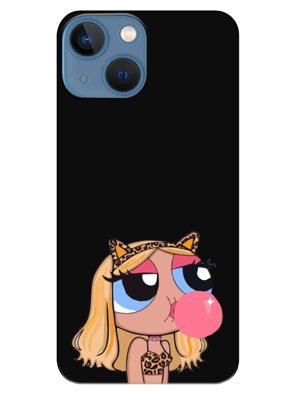 iPhone%2013%20Powerpuff%20Girls%20Siyah%20Telefon%20Kılıfı