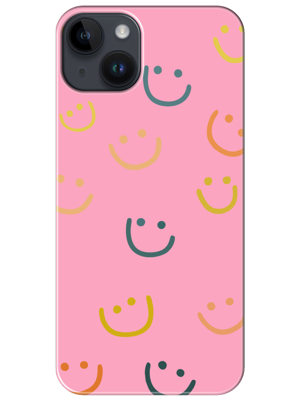 iPhone%2014%20Emoji%20Gülen%20Yüz%20Pembe%20Telefon%20Kılıfı