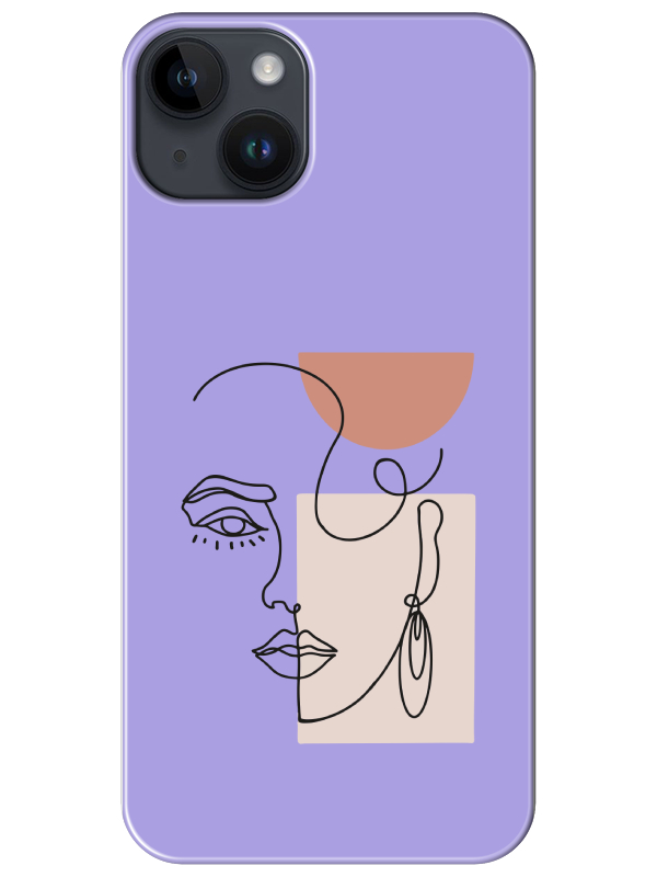 iPhone%2014%20Women%20Art%20Lila%20Telefon%20Kılıfı