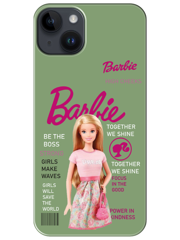 iPhone%2014%20Plus%20Barbie%20Yeşil%20Telefon%20Kılıfı