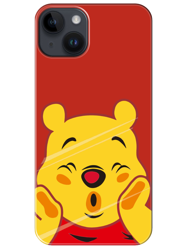 iPhone%2014%20Plus%20Winnie%20The%20Pooh%20Kırmızı%20Telefon%20Kılıfı