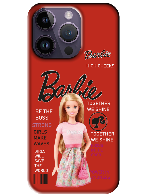 iPhone%2014%20Pro%20Max%20Barbie%20Kırmızı%20Telefon%20Kılıfı