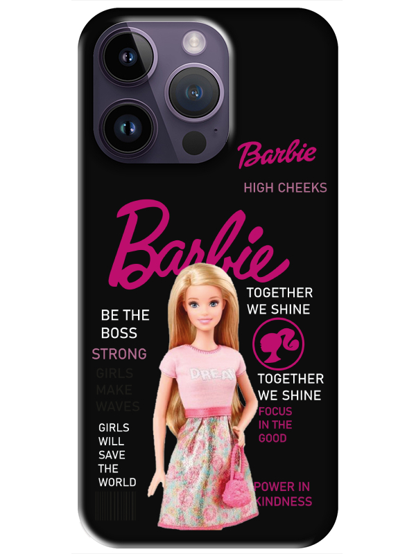 iPhone%2014%20Pro%20Max%20Barbie%20Siyah%20Telefon%20Kılıfı