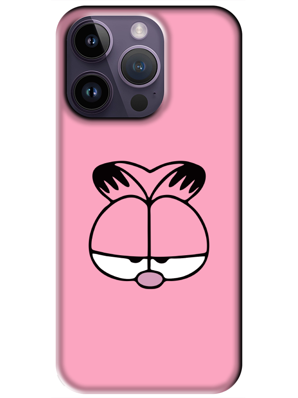 iPhone%2014%20Pro%20Max%20Garfield%20Pembe%20Telefon%20Kılıfı