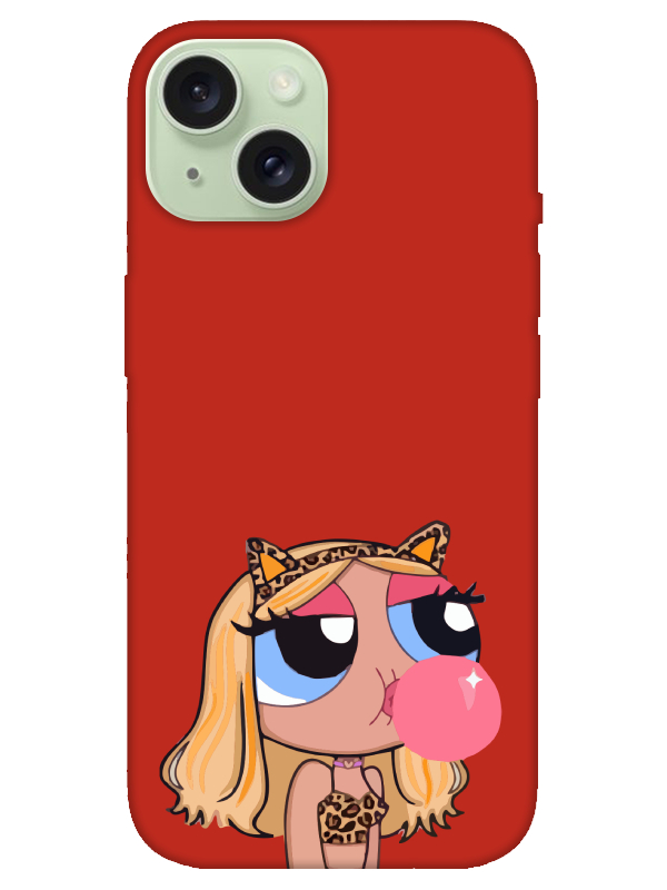 iPhone%2015%20Powerpuff%20Girls%20Kırmızı%20Telefon%20Kılıfı