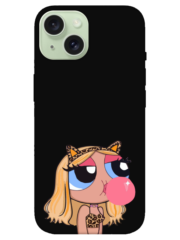 iPhone%2015%20Powerpuff%20Girls%20Siyah%20Telefon%20Kılıfı