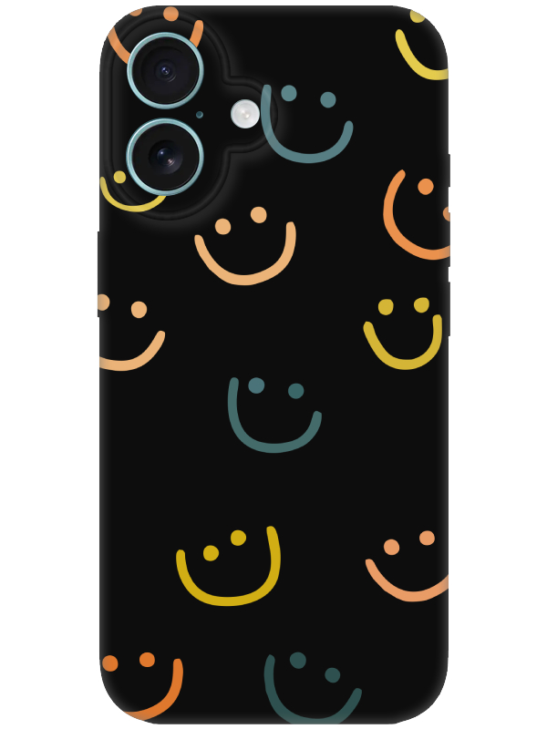 iPhone%2016%20Plus%20Emoji%20Gülen%20Yüz%20Siyah%20Telefon%20Kılıfı