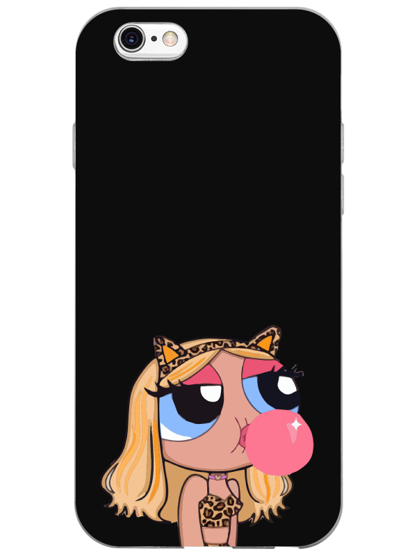 iPhone%206%20Powerpuff%20Girls%20Siyah%20Telefon%20Kılıfı