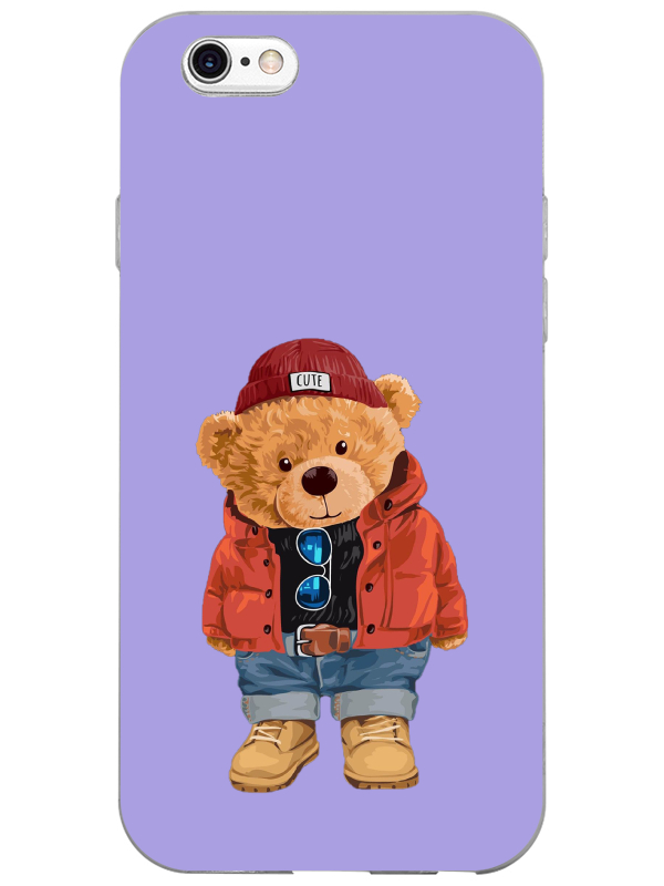 iPhone%206%20Teddy%20Bear%20Lila%20Telefon%20Kılıfı