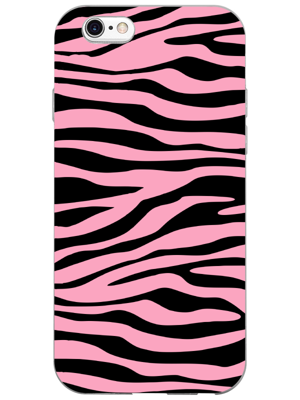 iPhone%206%20Zebra%20Desen%20Pembe%20Telefon%20Kılıfı