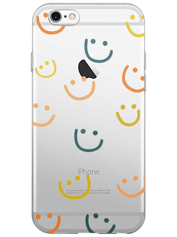 iPhone%206%20Emoji%20Gülen%20Yüz%20Şeffaf%20Telefon%20Kılıfı