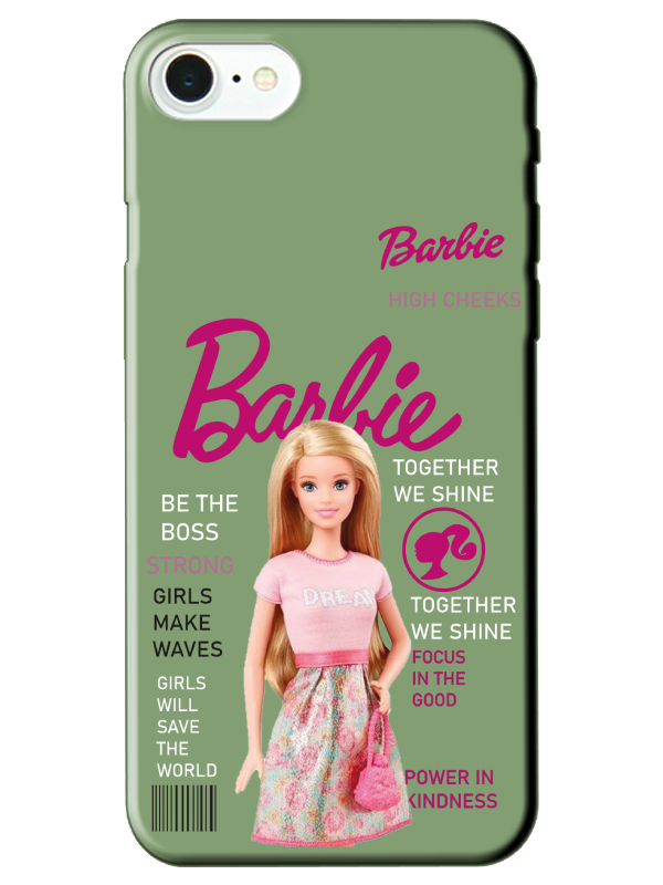 iPhone%207%20Barbie%20Yeşil%20Telefon%20Kılıfı