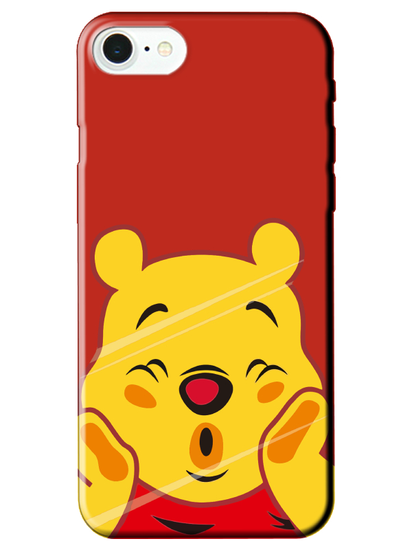 iPhone%207%20Winnie%20The%20Pooh%20Kırmızı%20Telefon%20Kılıfı