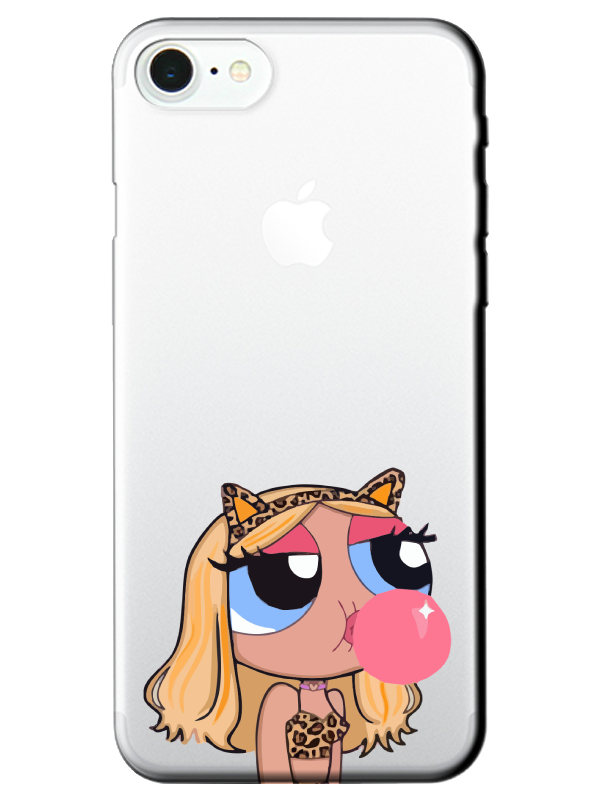 iPhone%207%20Powerpuff%20Girls%20Şeffaf%20Telefon%20Kılıfı