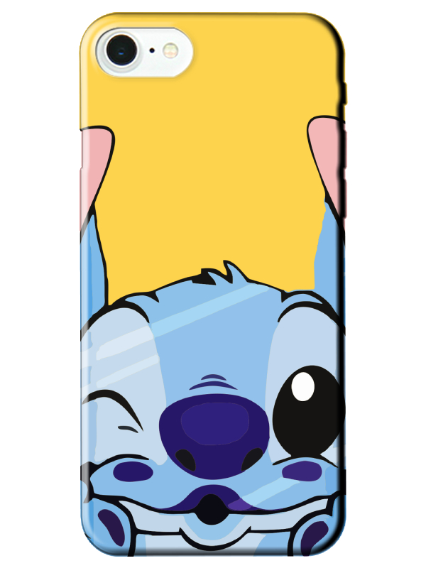 iPhone%207%20Stitch%20Sarı%20Telefon%20Kılıfı