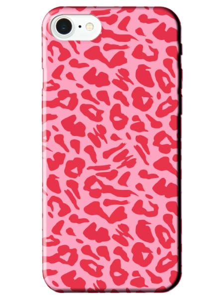 iPhone%207%20Leopar%20Desen%20Pembe%20Telefon%20Kılıfı