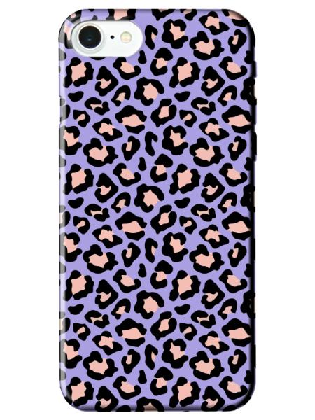 iPhone%207%20Leopar%20Desenli%20Lila%20Telefon%20Kılıfı