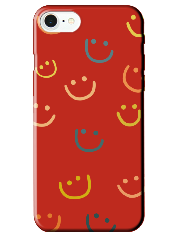 iPhone%207%20Emoji%20Gülen%20Yüz%20Kırmızı%20Telefon%20Kılıfı