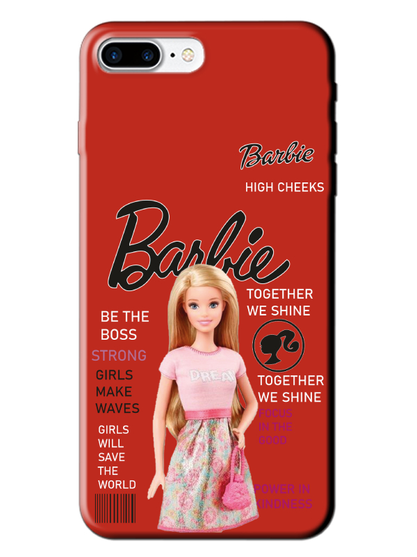 iPhone%207%20Plus%20Barbie%20Kırmızı%20Telefon%20Kılıfı