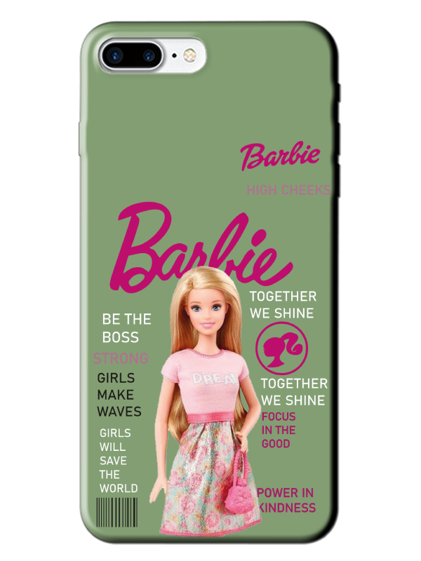 iPhone%207%20Plus%20Barbie%20Yeşil%20Telefon%20Kılıfı