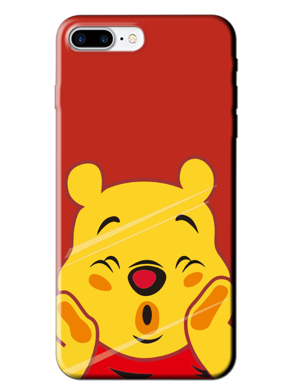 iPhone%207%20Plus%20Winnie%20The%20Pooh%20Kırmızı%20Telefon%20Kılıfı