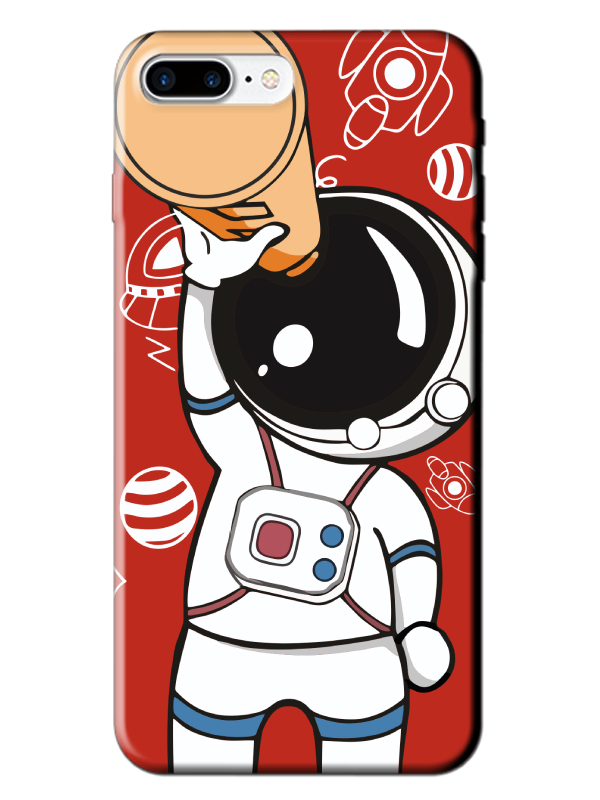 iPhone%207%20Plus%20Astronot%20Kırmızı%20Telefon%20Kılıfı