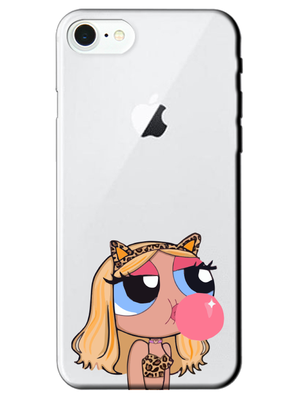 iPhone%208%20Powerpuff%20Girls%20Şeffaf%20Telefon%20Kılıfı