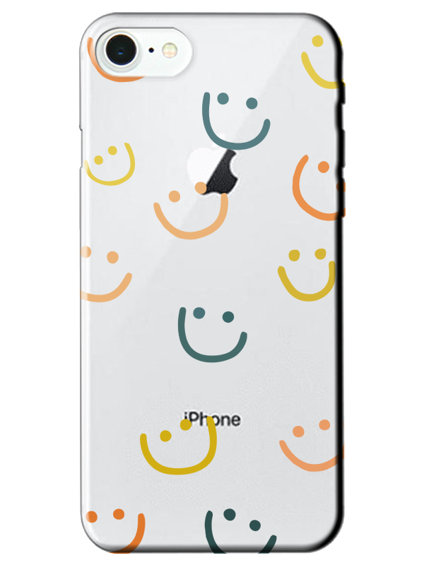 iPhone%208%20Emoji%20Gülen%20Yüz%20Şeffaf%20Telefon%20Kılıfı