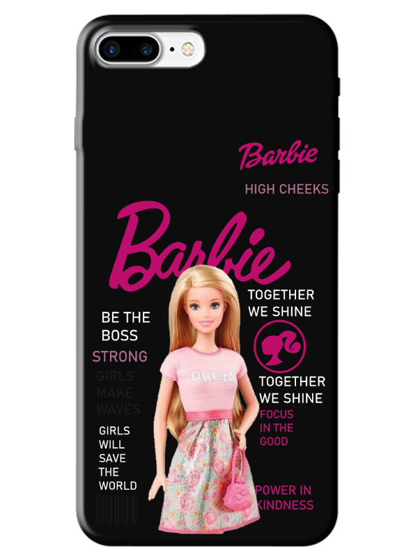 iPhone%208%20Plus%20Barbie%20Siyah%20Telefon%20Kılıfı