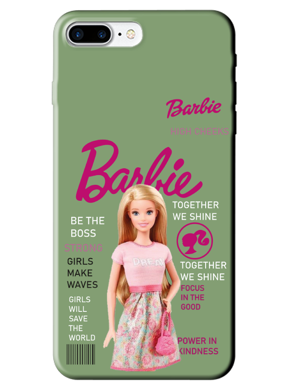 iPhone%208%20Plus%20Barbie%20Yeşil%20Telefon%20Kılıfı