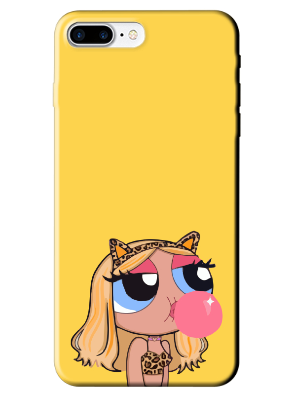 iPhone%208%20Plus%20Powerpuff%20Girls%20Sarı%20Telefon%20Kılıfı