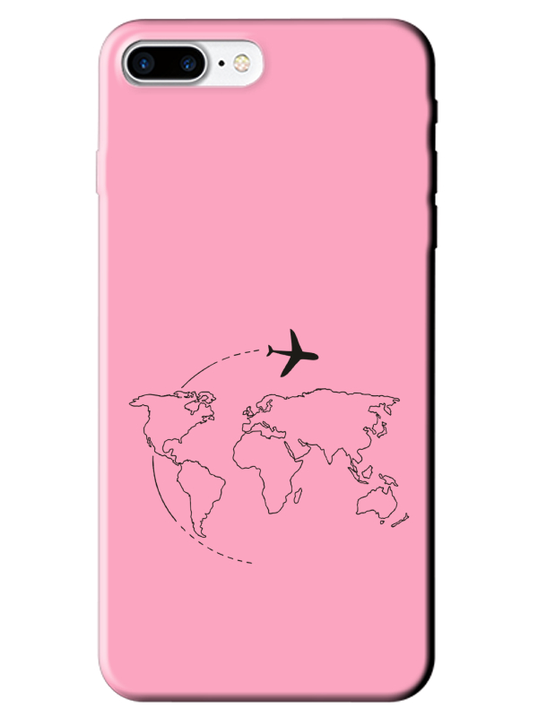 iPhone%208%20PlusFace%20Art%20Pembe%20Telefon%20Kılıfı