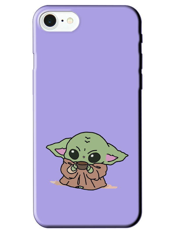 iPhone%20SE%202020%20Baby%20Yoda%20Lila%20Telefon%20Kılıfı