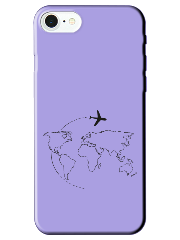 iPhone%20SE%202020Face%20Art%20Lila%20Telefon%20Kılıfı