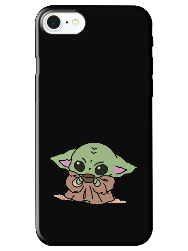 iPhone%20SE%202022%20Baby%20Yoda%20Siyah%20Telefon%20Kılıfı