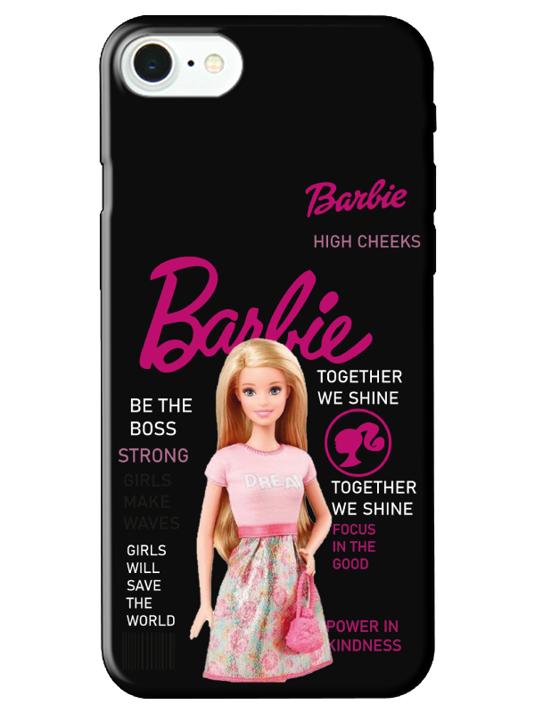 iPhone%20SE%202022%20Barbie%20Siyah%20Telefon%20Kılıfı